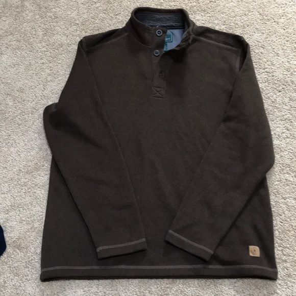 New! Men’s GHBass brown fleecelined large pullover